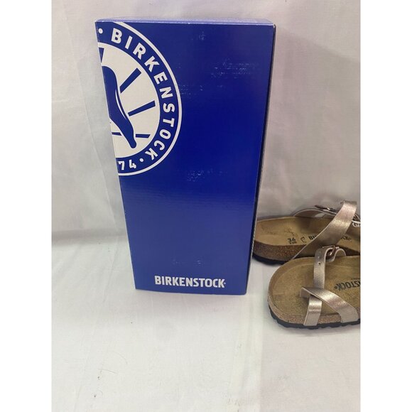 Birkenstock Women's 5-5.5 Mayari Graceful Taupe Birko-Flor Thong Sandal NIB - Picture 14 of 14